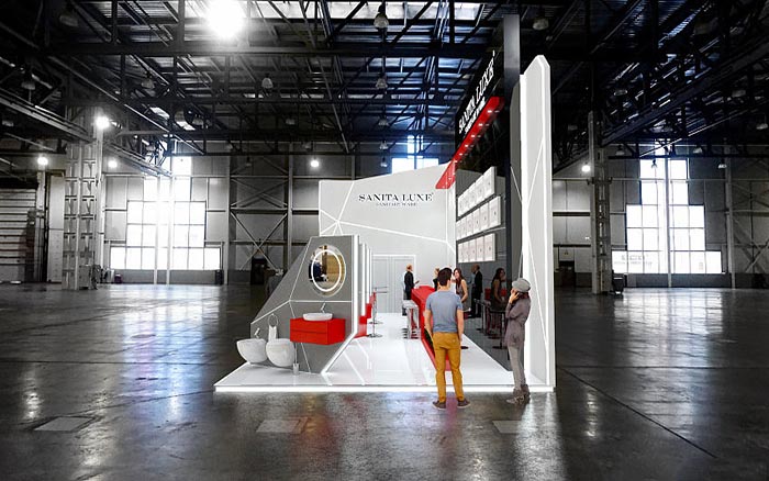 海外展覽設計-SANITA LUXE-國外展會搭建商